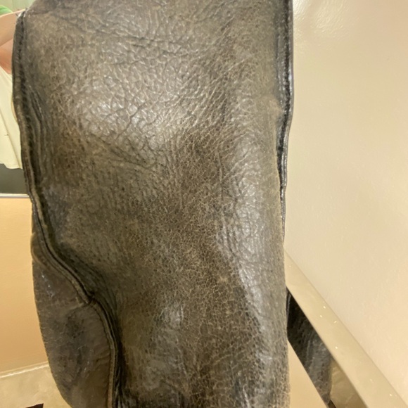 Hobo black leather bag - Picture 6 of 6